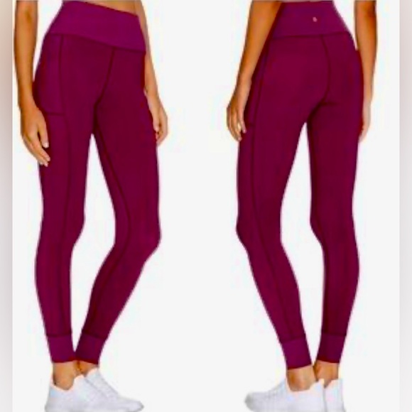 SPIRITUAL GANGSTER Mindful Jogger Wildberry High Waist Medium Compression Sz L - Picture 1 of 11